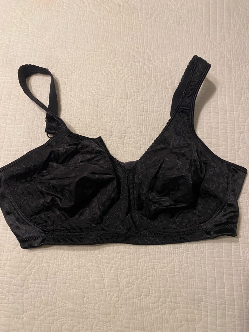 Bundle Bras 2/$16! Playtex Black Lace-Detail Full Coverage Wireless Bra